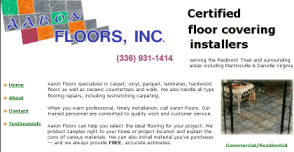 aaron floors certified floor covering installers